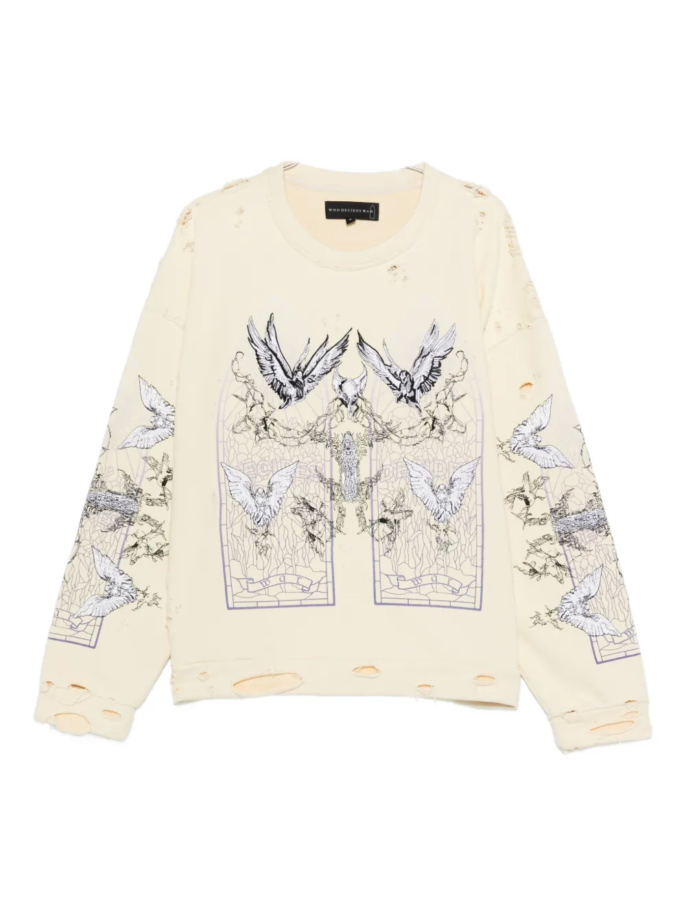 Who Decides War Ascension sweatshirt - Jaune