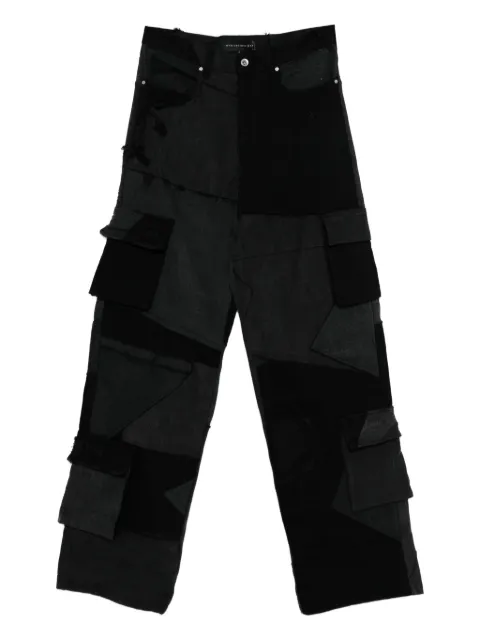 Who Decides War panelled-design denim