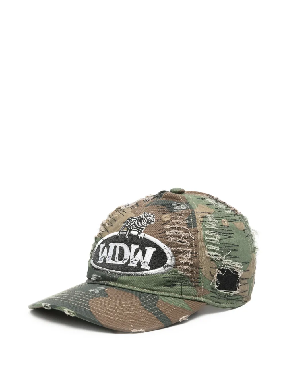 Who Decides War Dale camo baseball cap - Grün