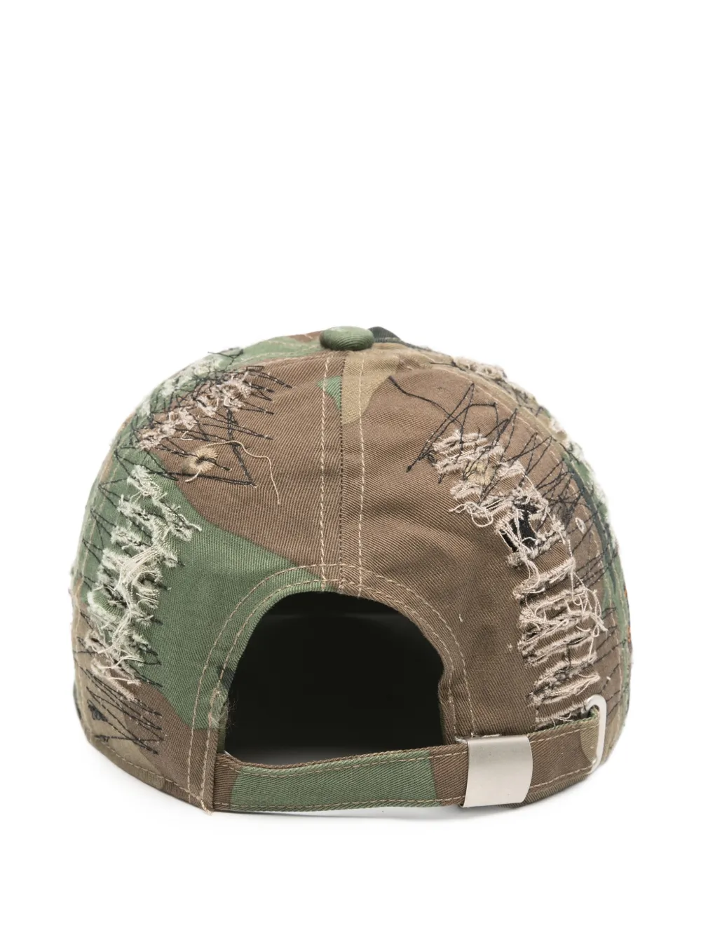 Who Decides War Dale camo baseball cap - Groen