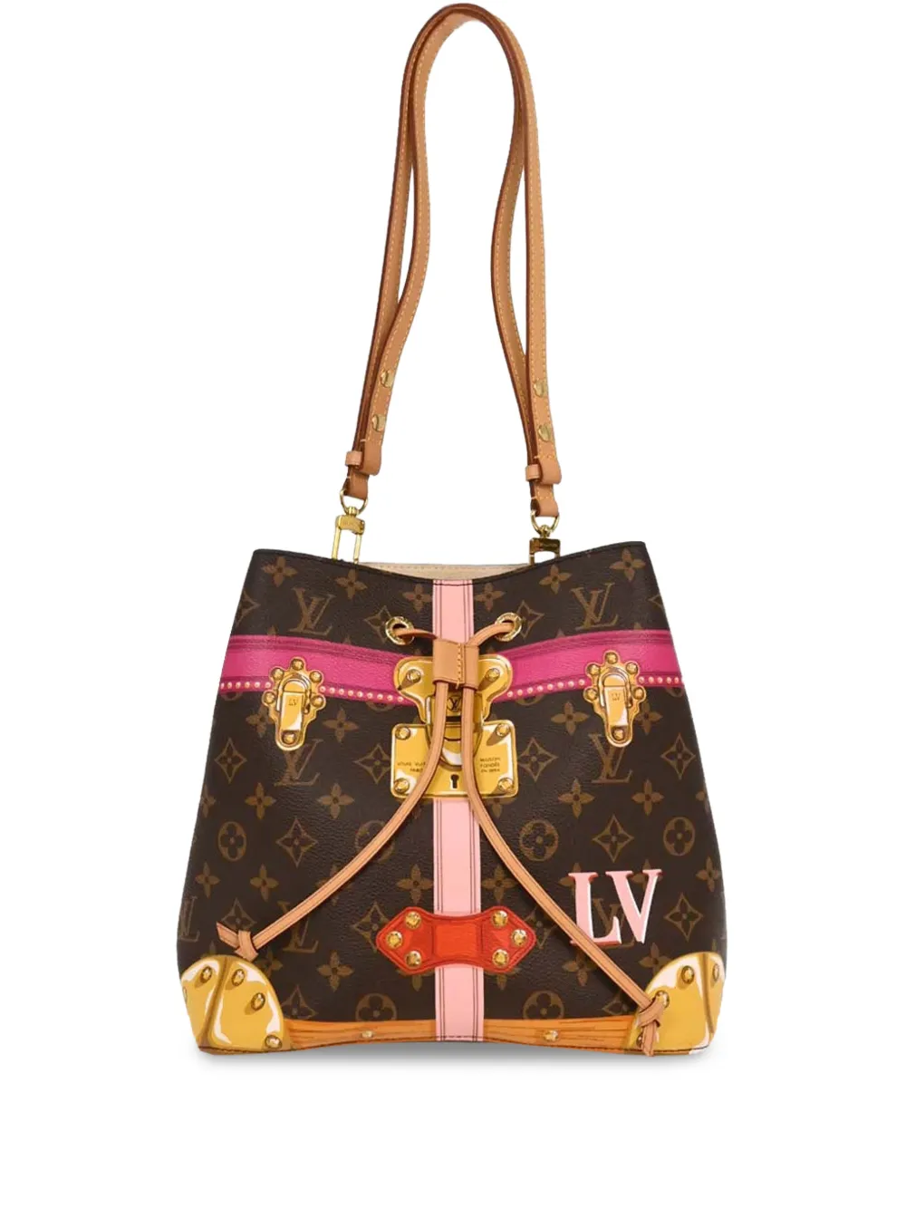 Louis Vuitton Pre-Owned 2018 Monogram Summer Trunks Néonoé bucket bag - Braun