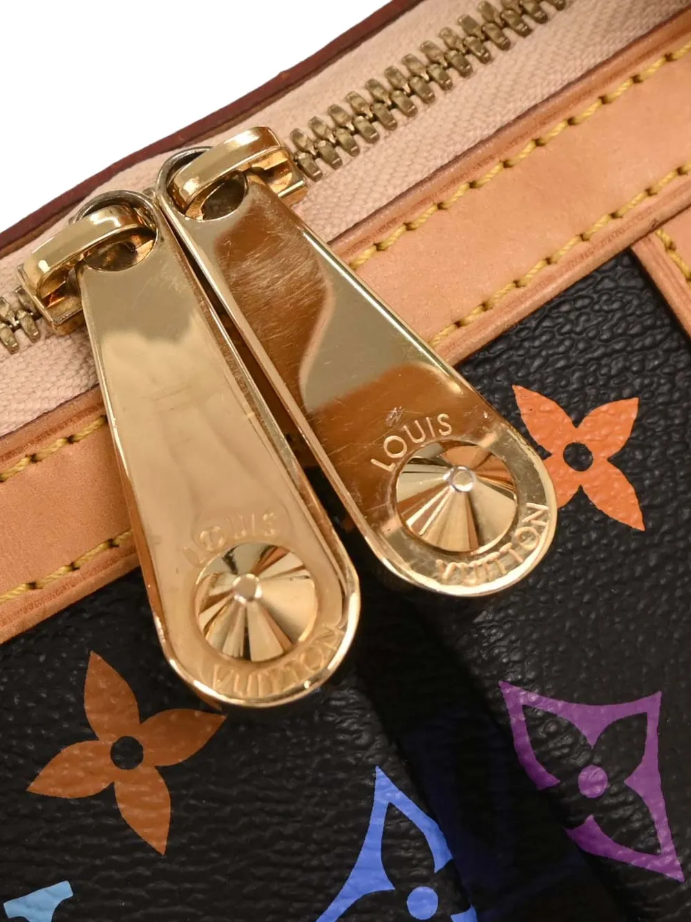 2010 Gm Courtney Multicolour Studded Tote Bag