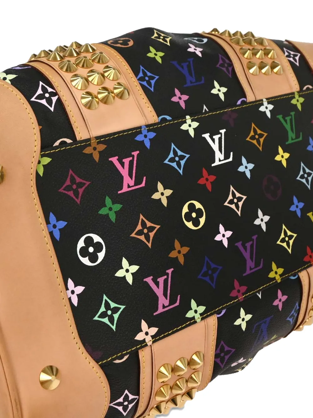 2010 Gm Courtney Multicolour Studded Tote Bag