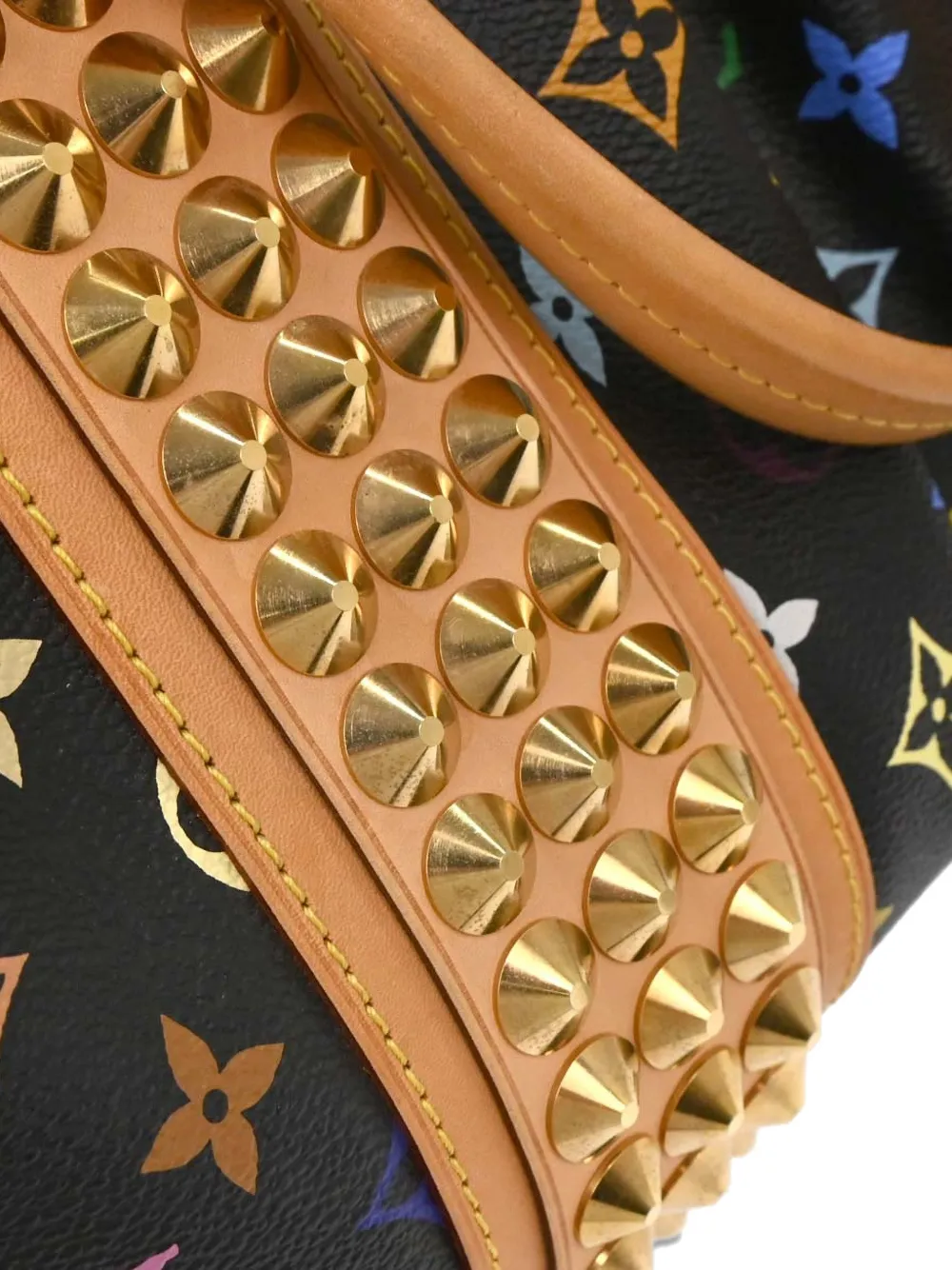 2010 Gm Courtney Multicolour Studded Tote Bag