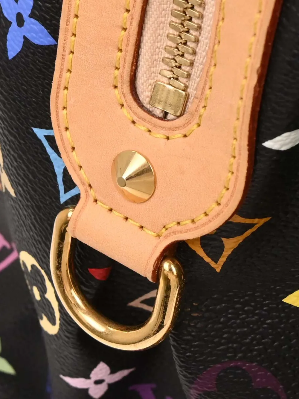 2010 Gm Courtney Multicolour Studded Tote Bag