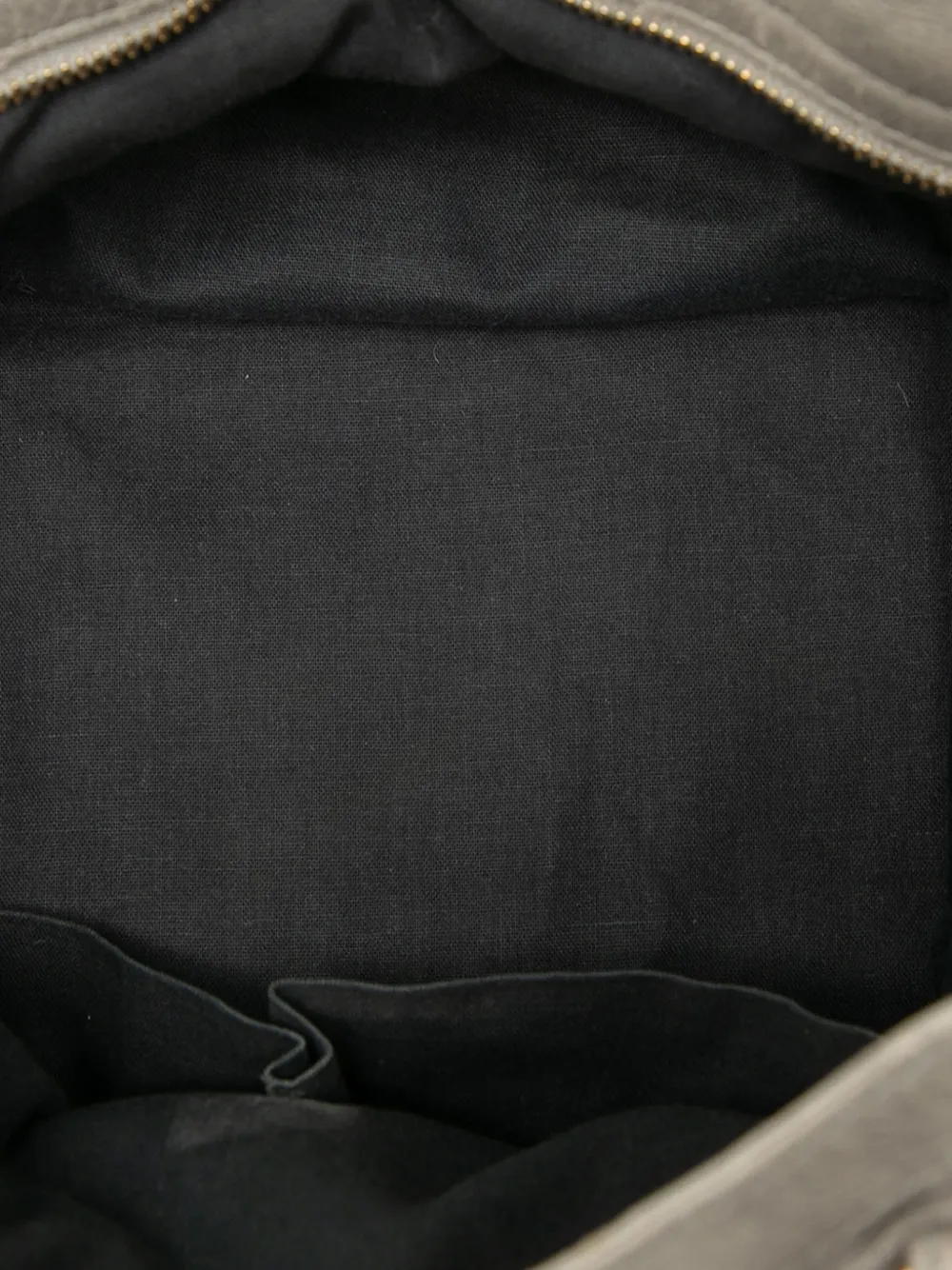 BALENCIAGA Pre-owned 2010-2025 Lambskin Motocross Velo Giant 12 Satchel In Gray