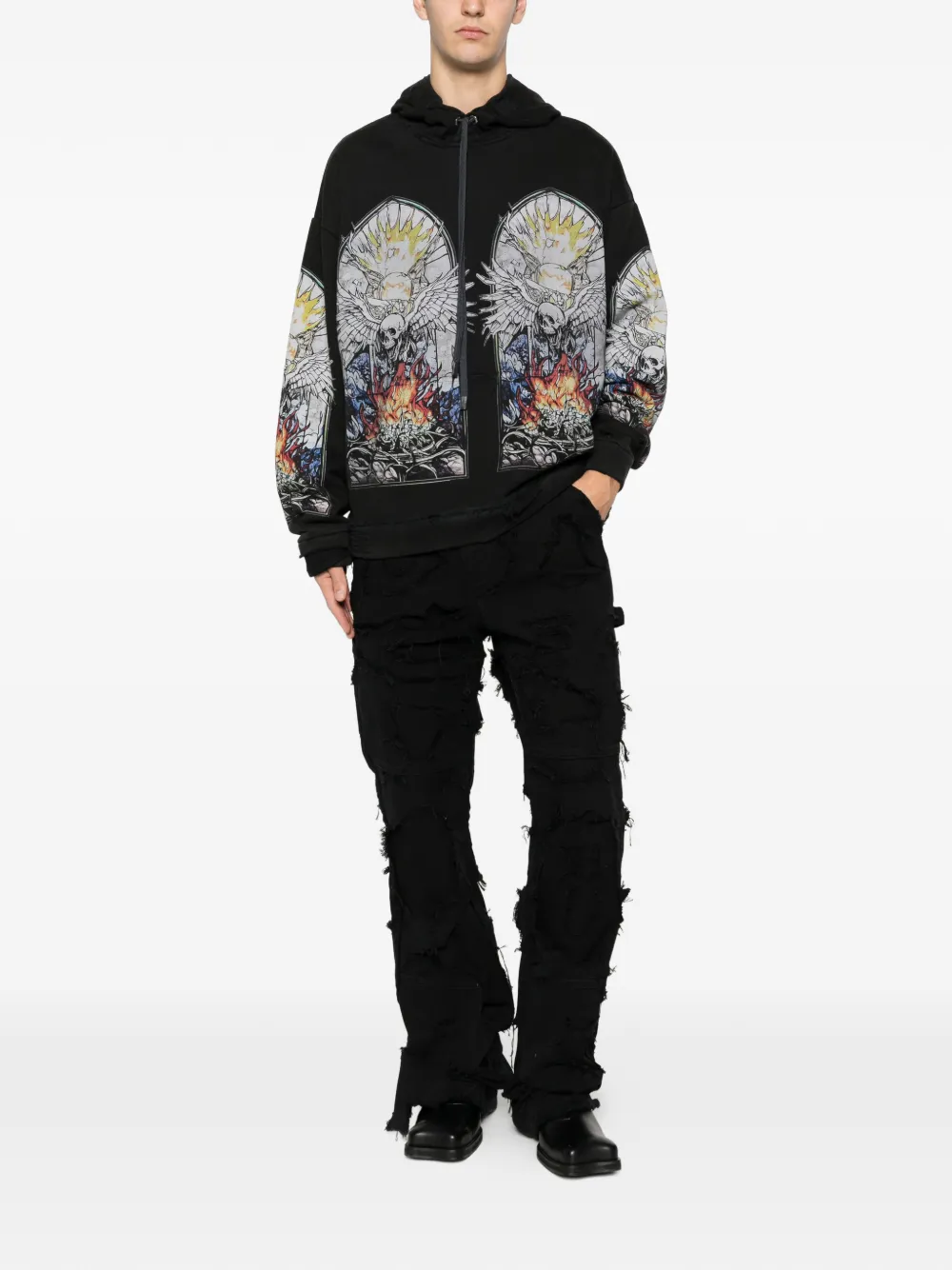 Who Decides War Unearthed jeans - Zwart