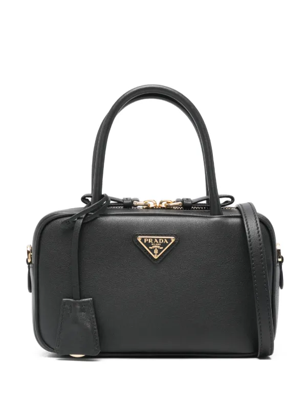 Prada top-handle Mini Bag | Black | FARFETCH RO