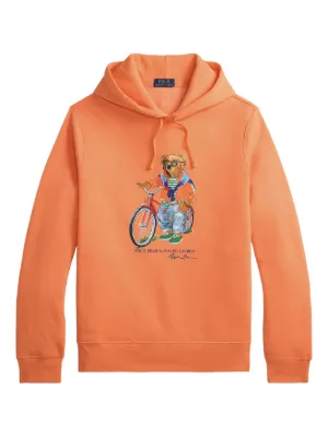 POLO SPORT オレンジ フード付きパーカー L POLO RALPH LAUREN（ポロ・ラルフローレン） ポロ ラルフローレン