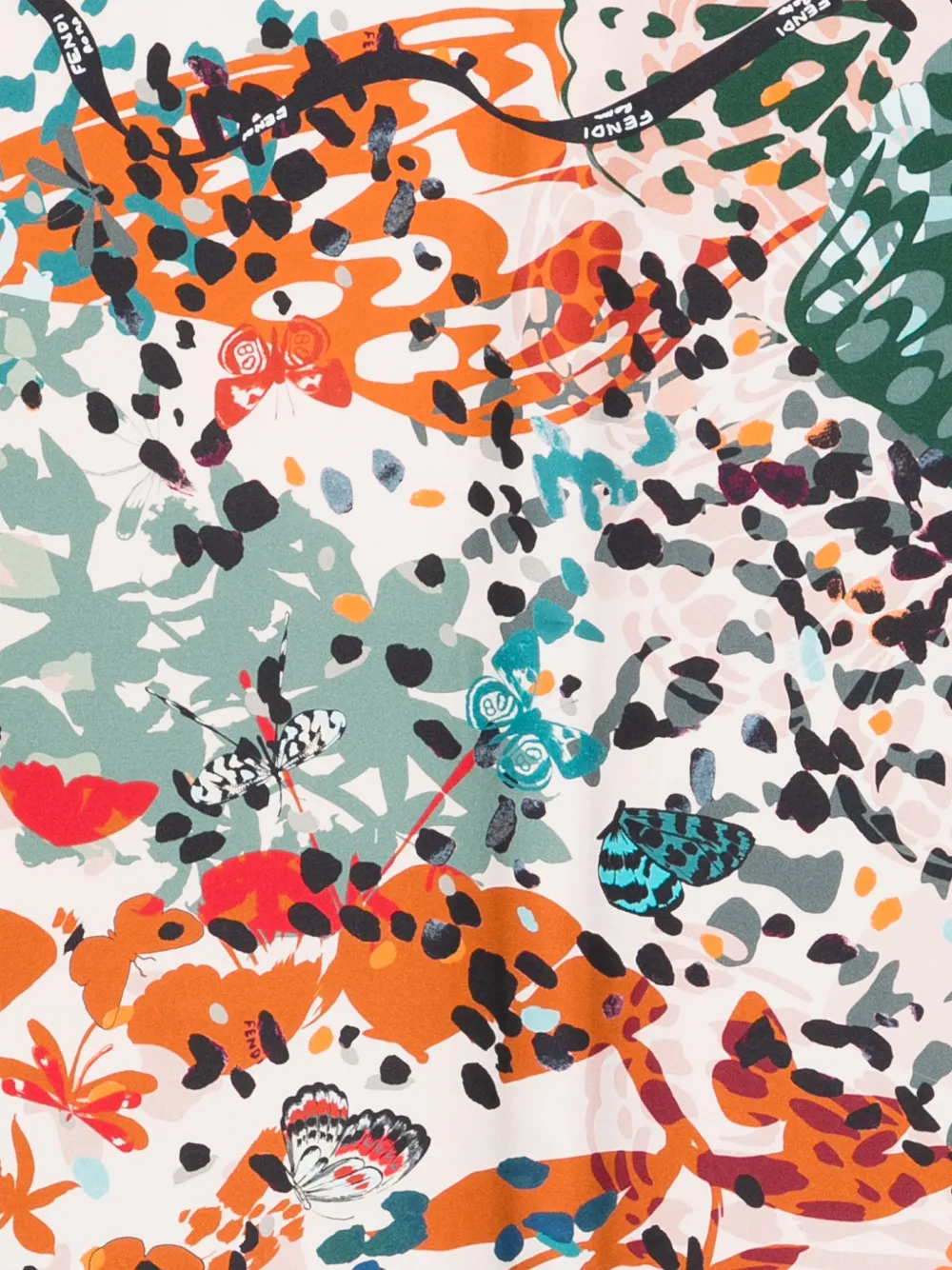 FENDI butterflies-print scarf | Image 2