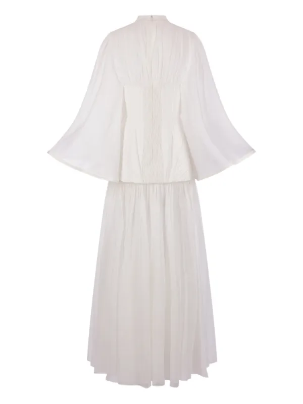 Zimmermann Pleated Dress - White