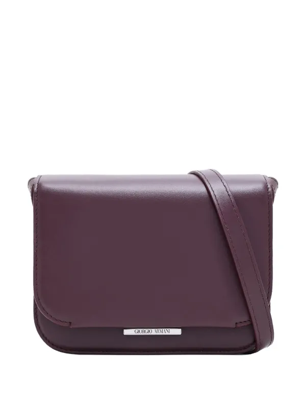Giorgio Armani Mini X 10 Corso Como Push-lock Shoulder Bag in Red