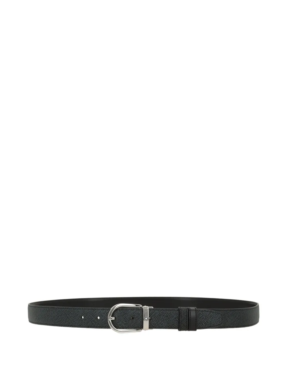 Montblanc tweed-effect reversible belt | Blue | Image 1