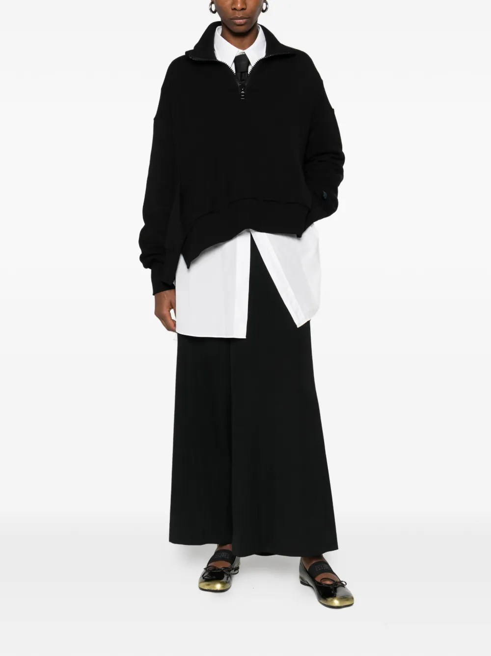 Yohji Yamamoto half-zip asymmetric sweatshirt | Sudaderas | Image 2