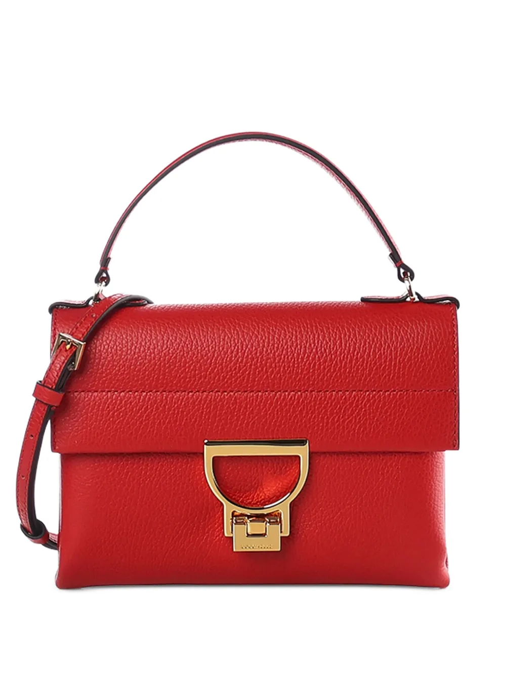 Coccinelle Arlettis d-ring tote bag - Rosso