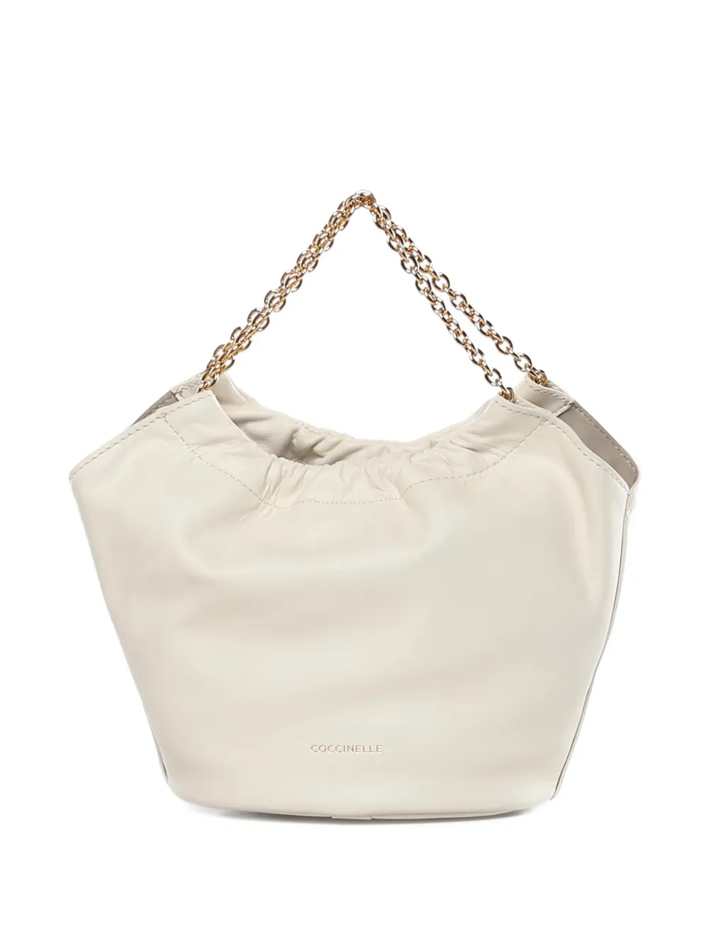 Coccinelle Smash kleine bucket-tas Beige