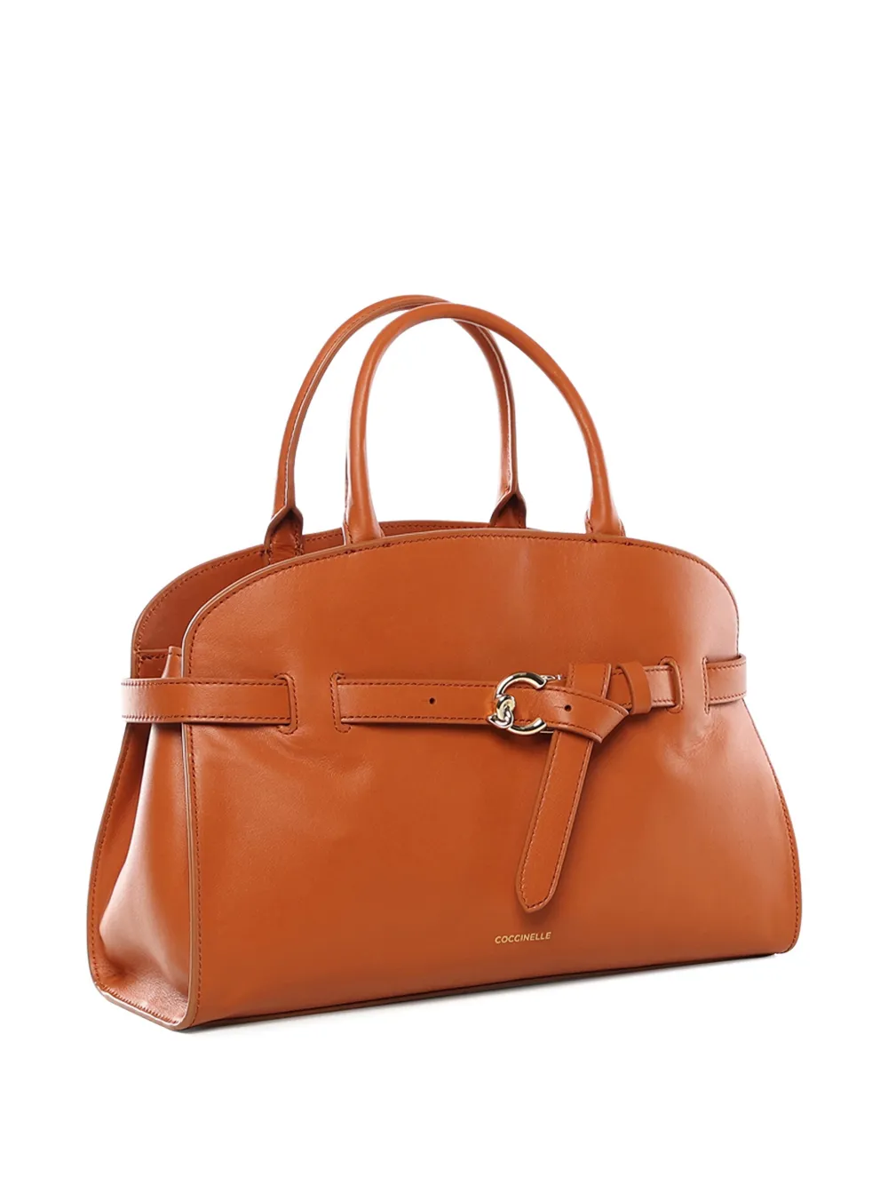 Coccinelle Shopper met gespband Bruin