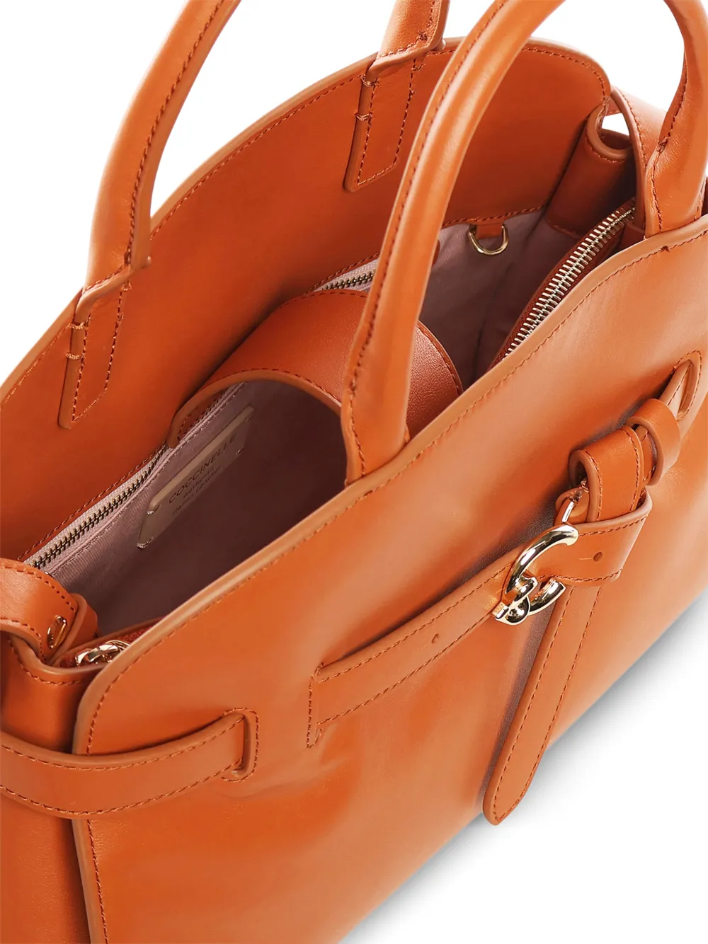 Coccinelle Shopper met gespband Bruin