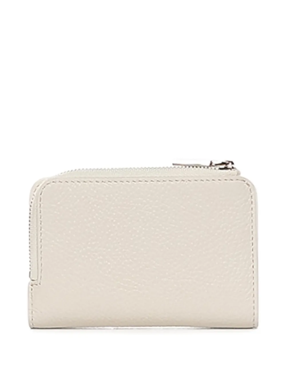 Coccinelle small zip leather wallet - Wit