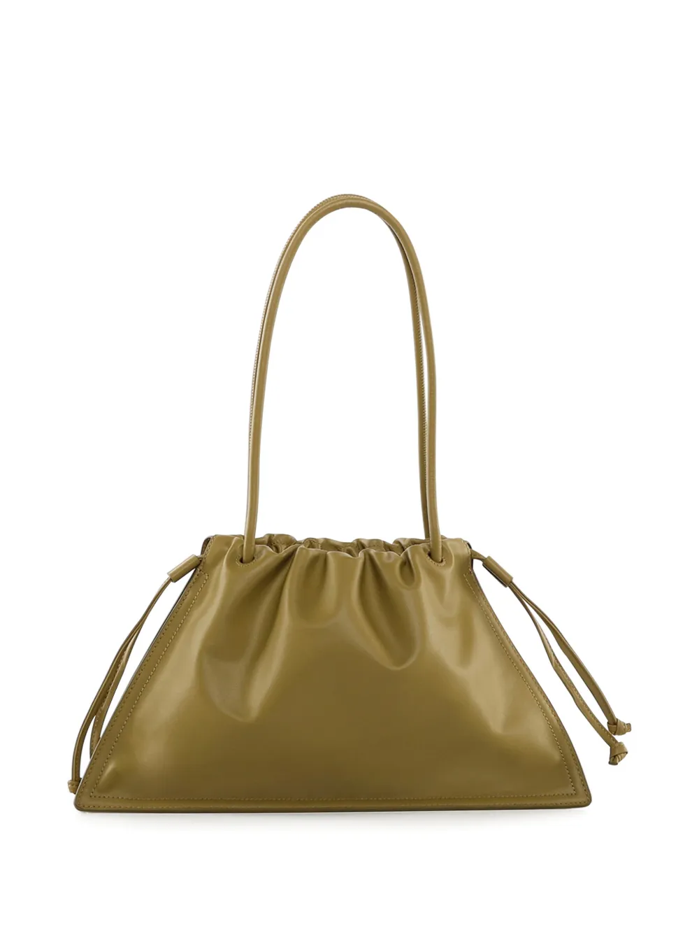 Coccinelle medium embossed-logo drawstring tote bag - Bruin