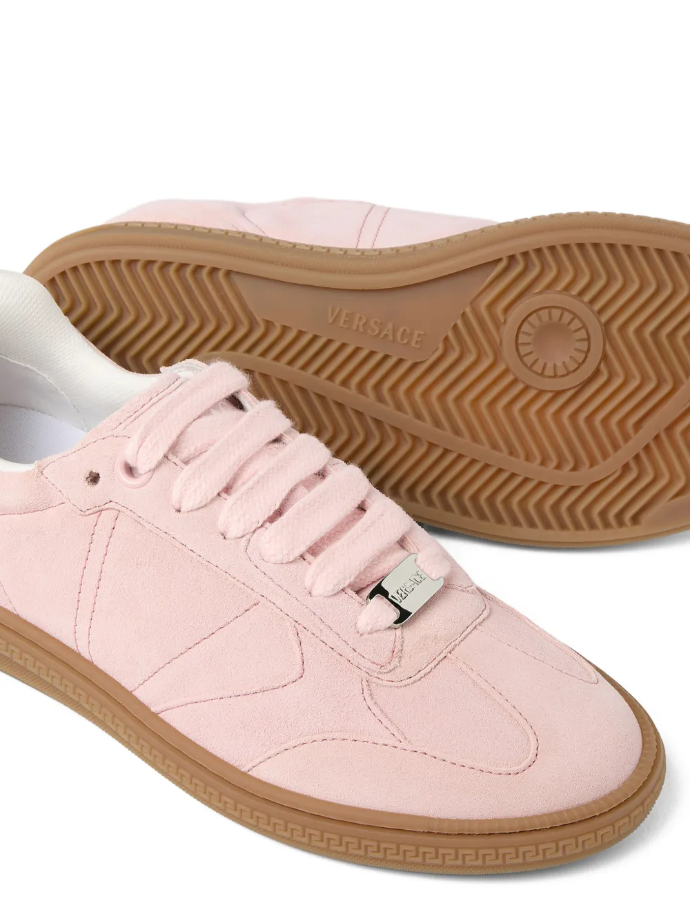 Versace Suède sneakers Roze