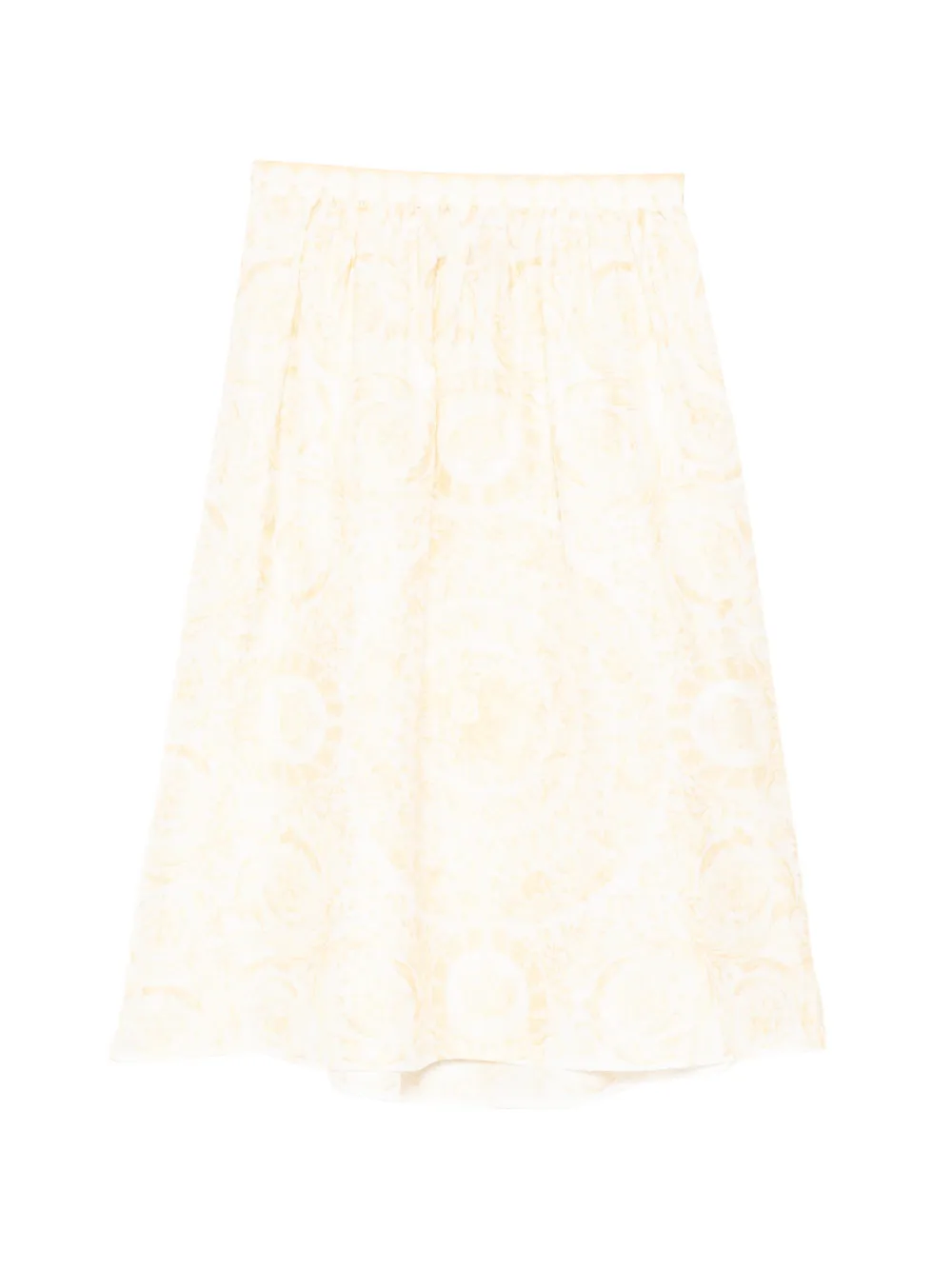 Versace Kids printed silk skirt - Toni neutri