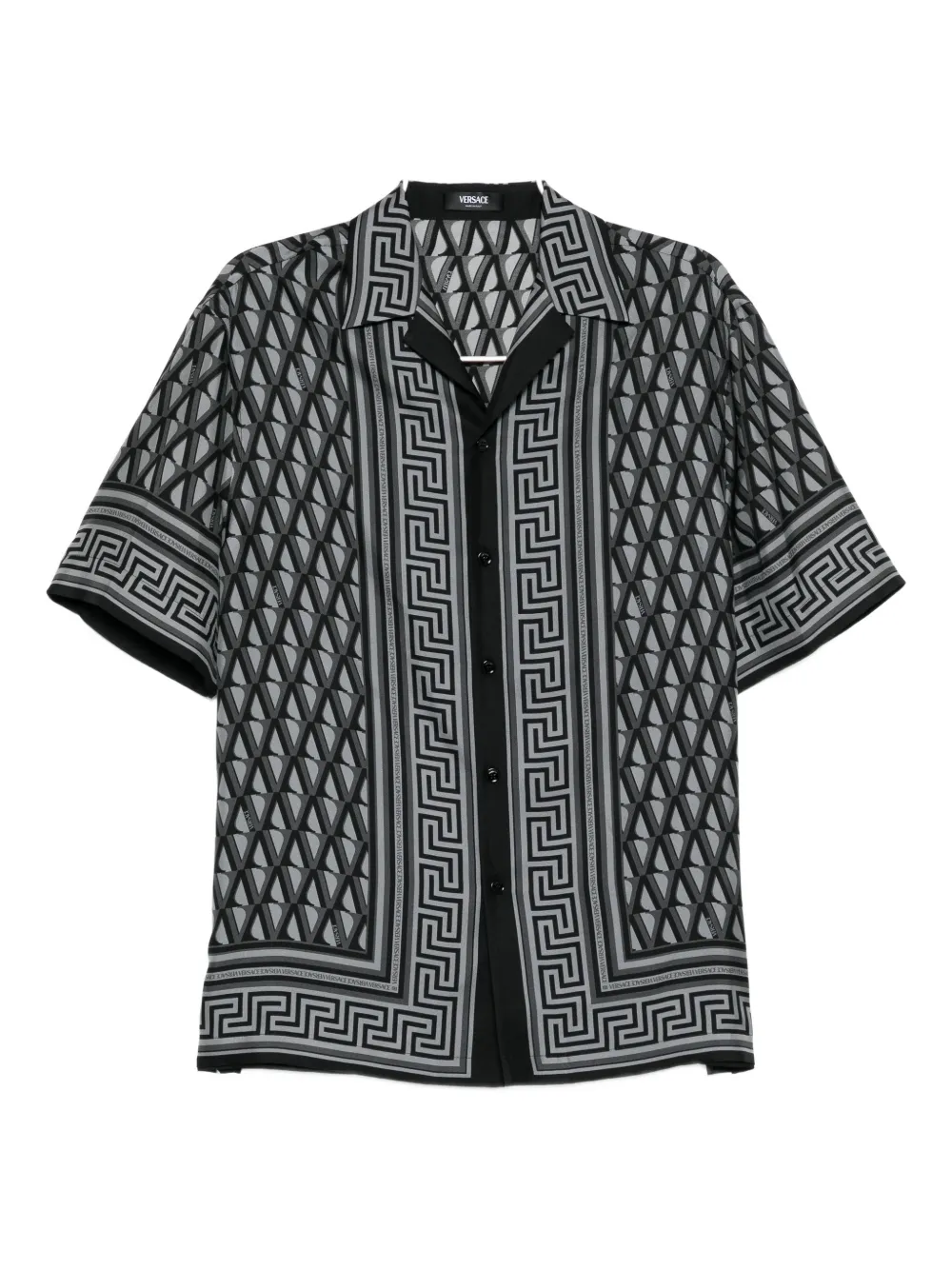 Versace V-Greca printed shirt - Grigio