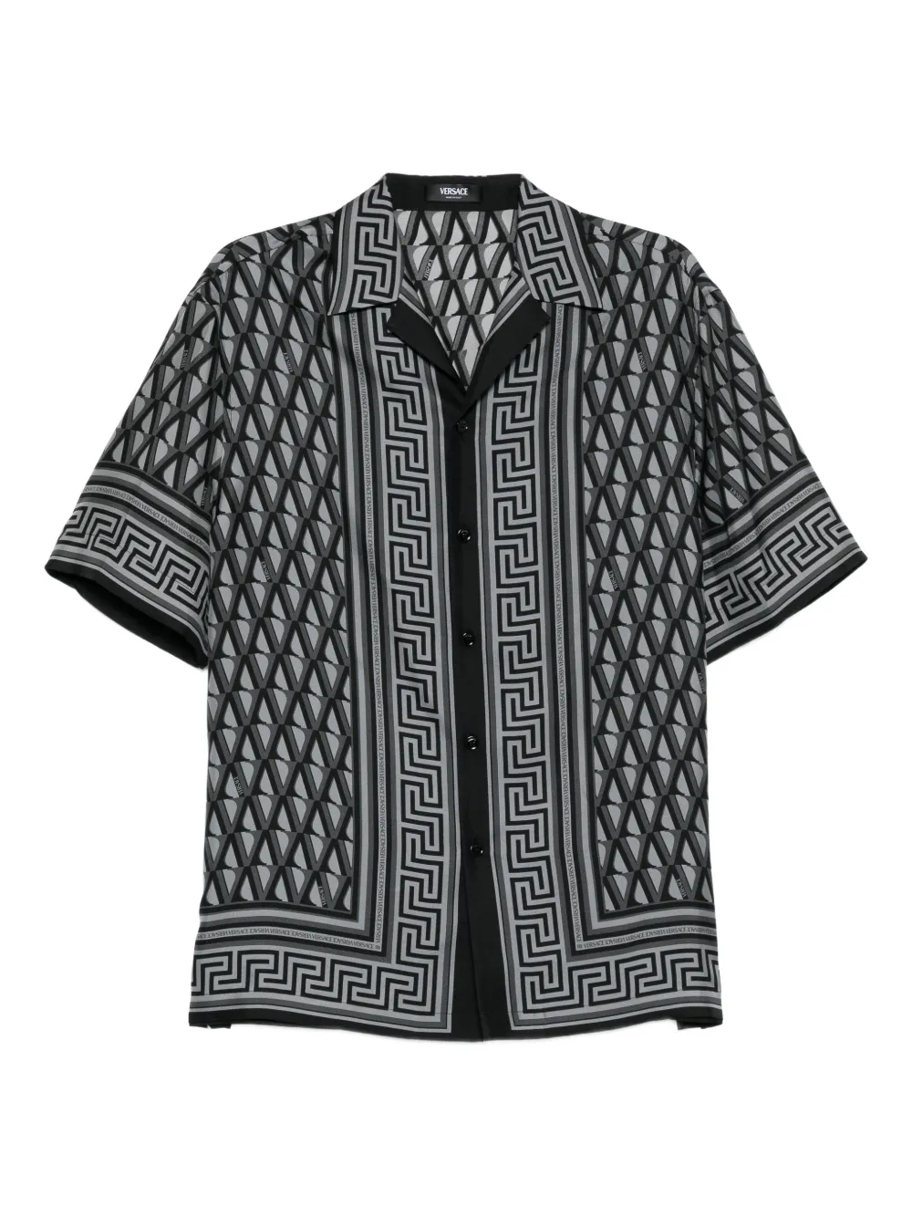 Versace V-Greca printed shirt - Grigio