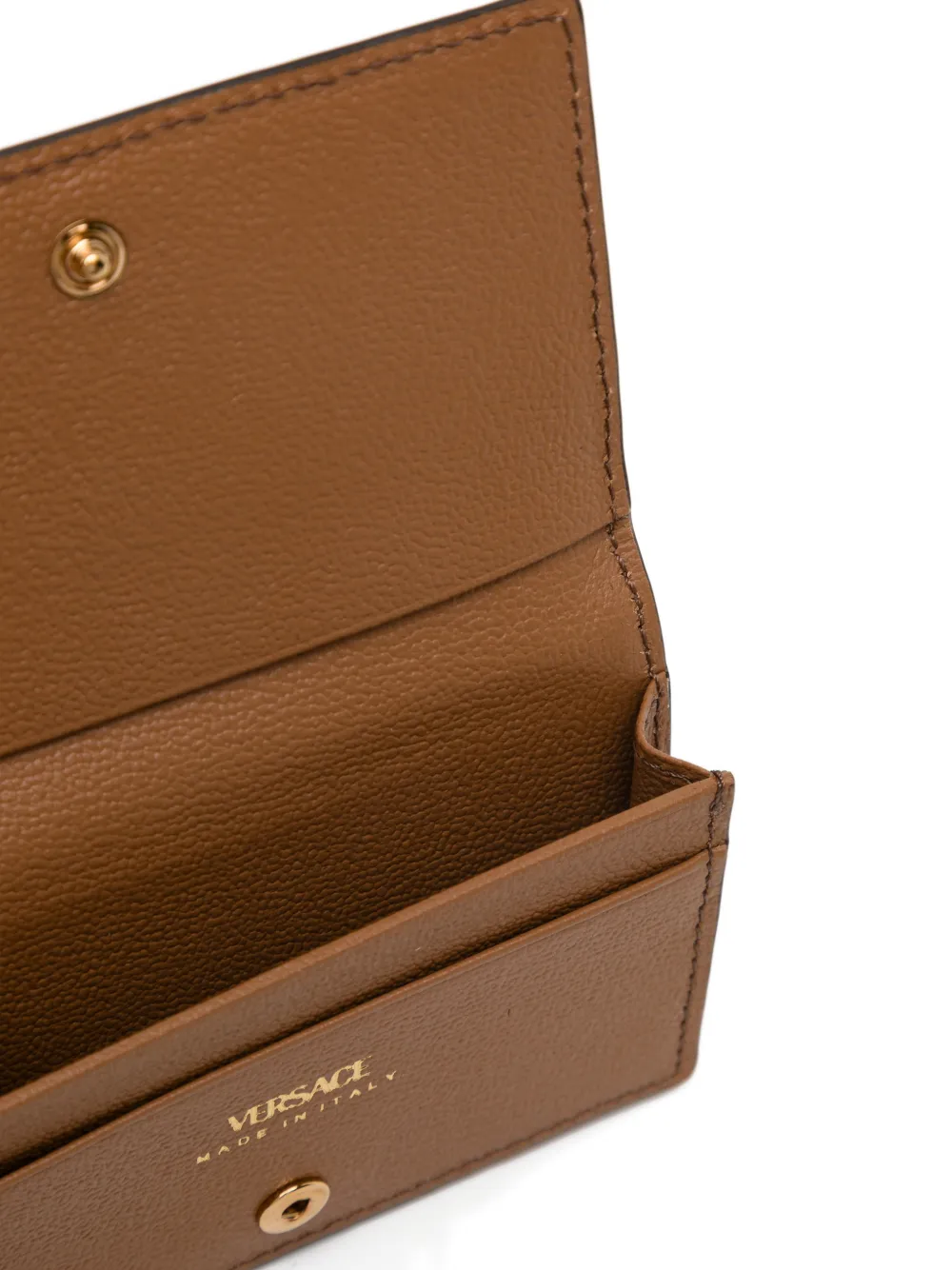  Versace Cartera Vitello - Marrón 
