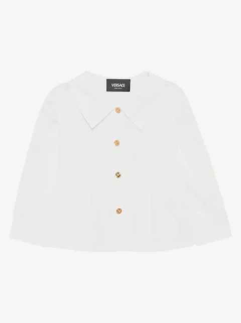 Versace Kids floral-print shirt