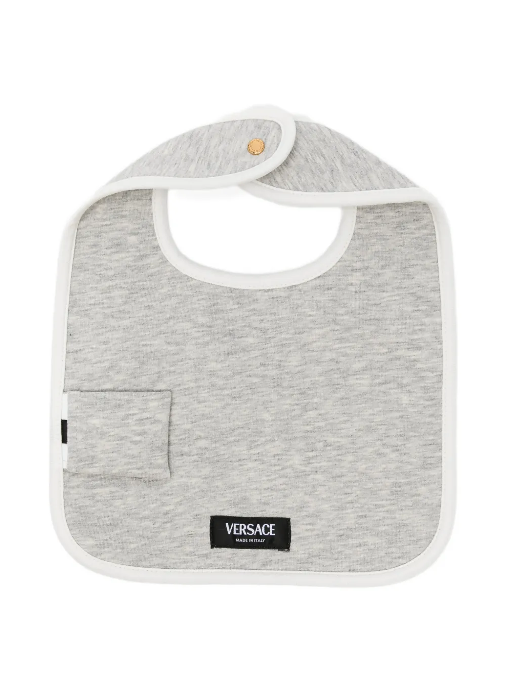 Versace Kids logo-printed bibs - Grijs