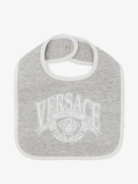 Versace Kids logo-printed bibs