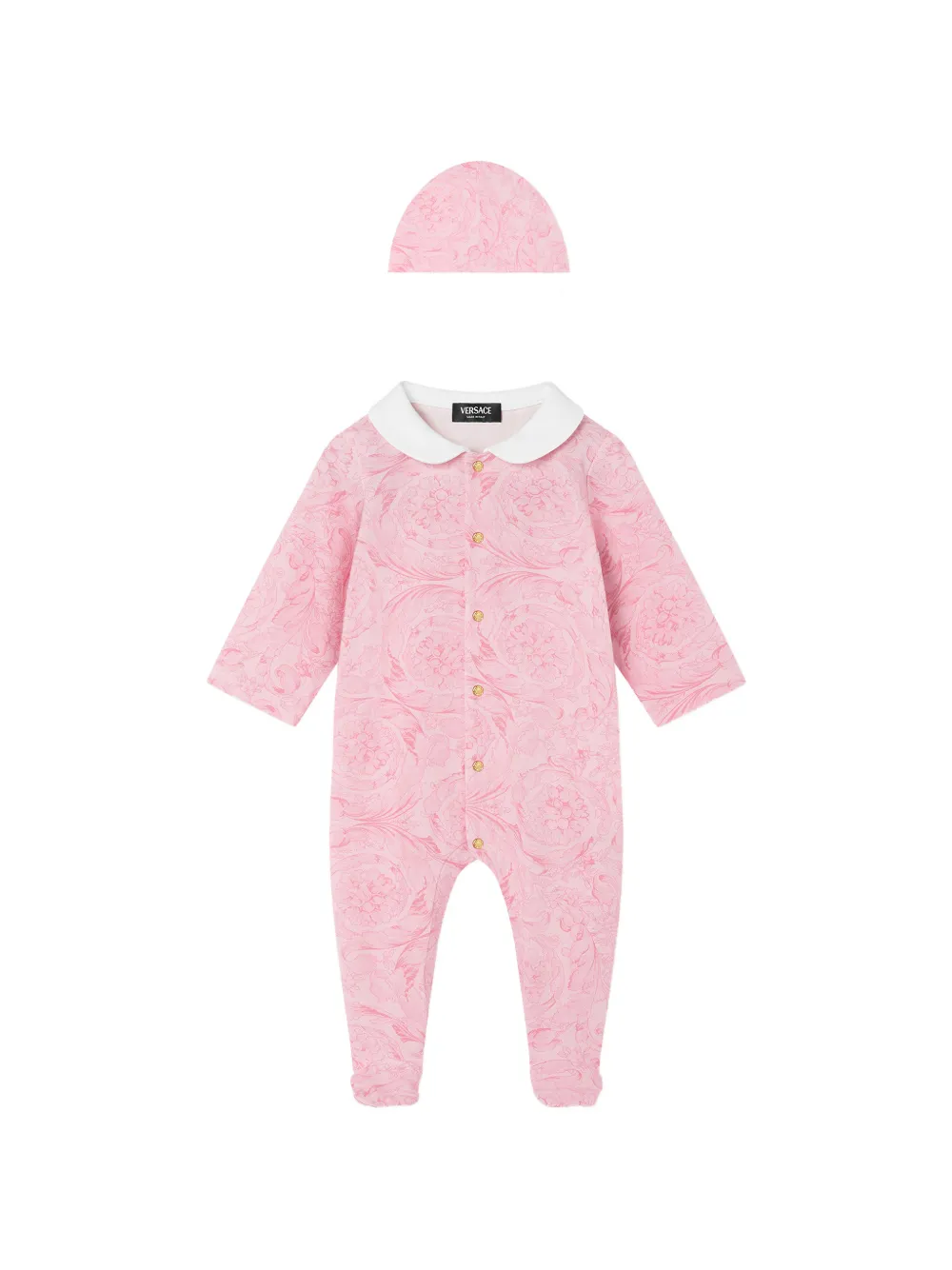 Versace Kids Tutina con stampa - Rosa