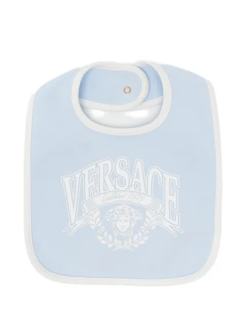 Versace Kids logo-printed bibs