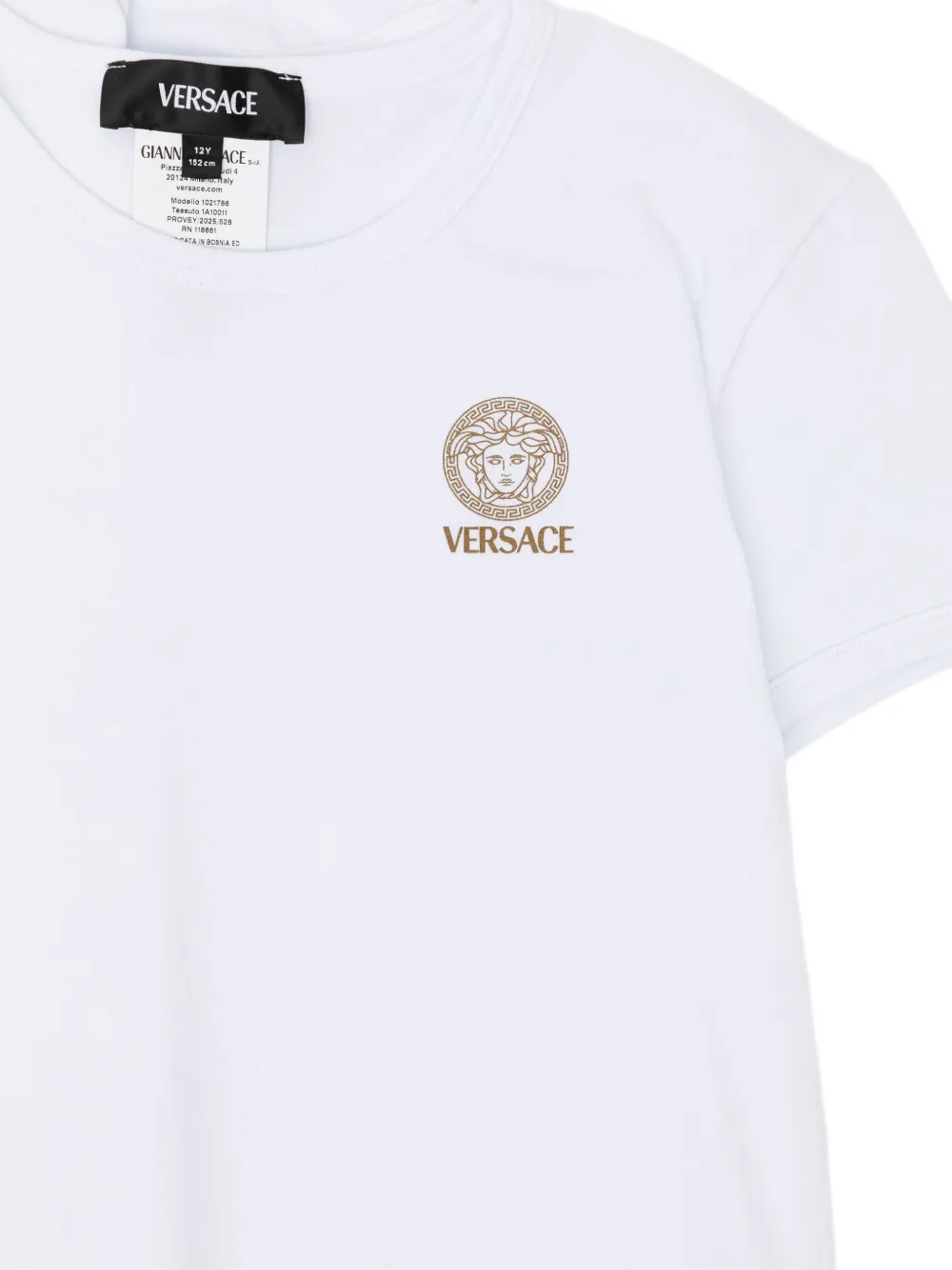 Versace Kids Medusa T-shirt Wit