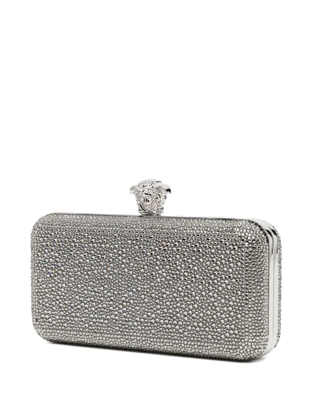 Versace Clutch met verfraaiing Grijs