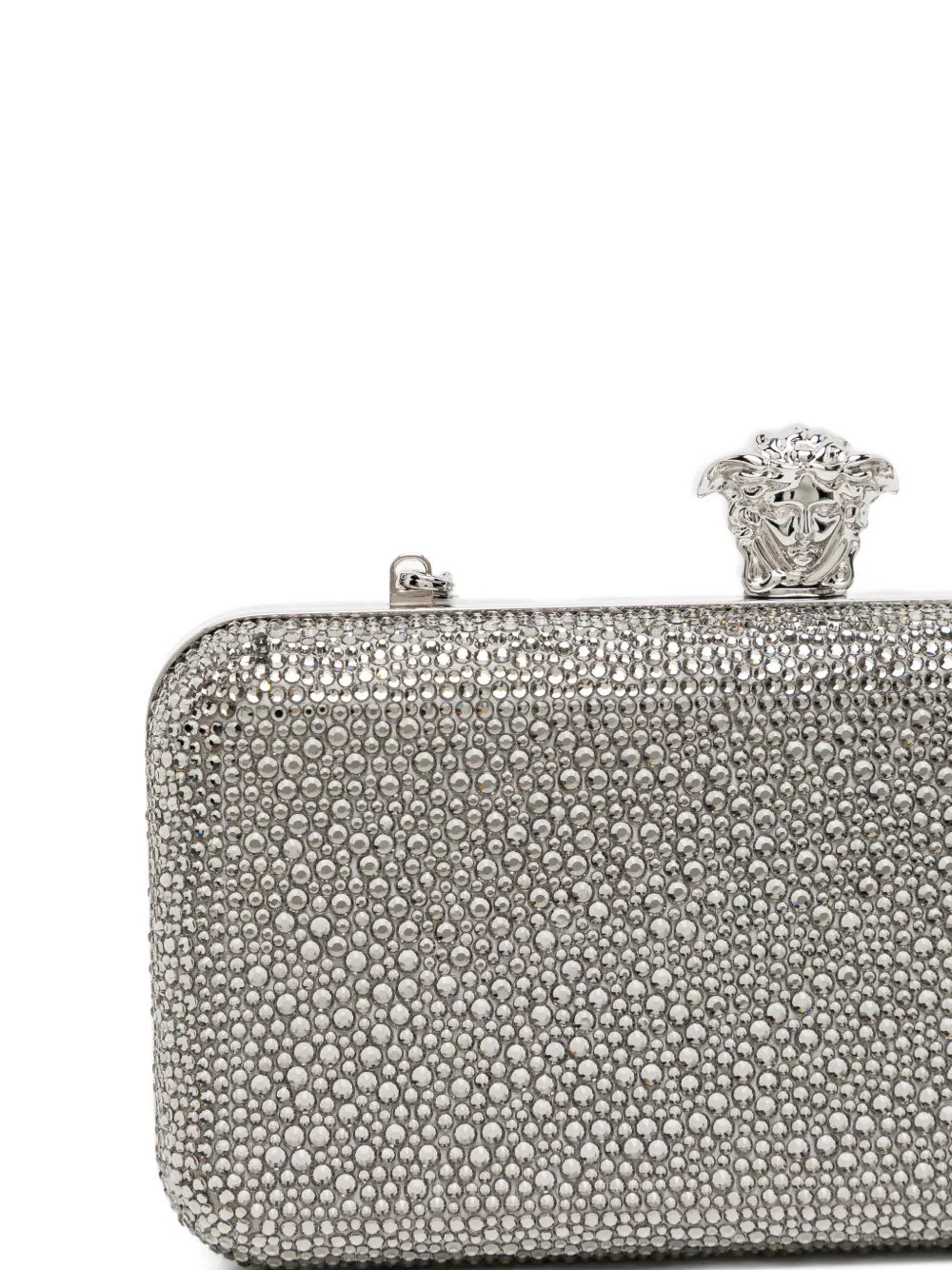 Versace Clutch met verfraaiing Grijs