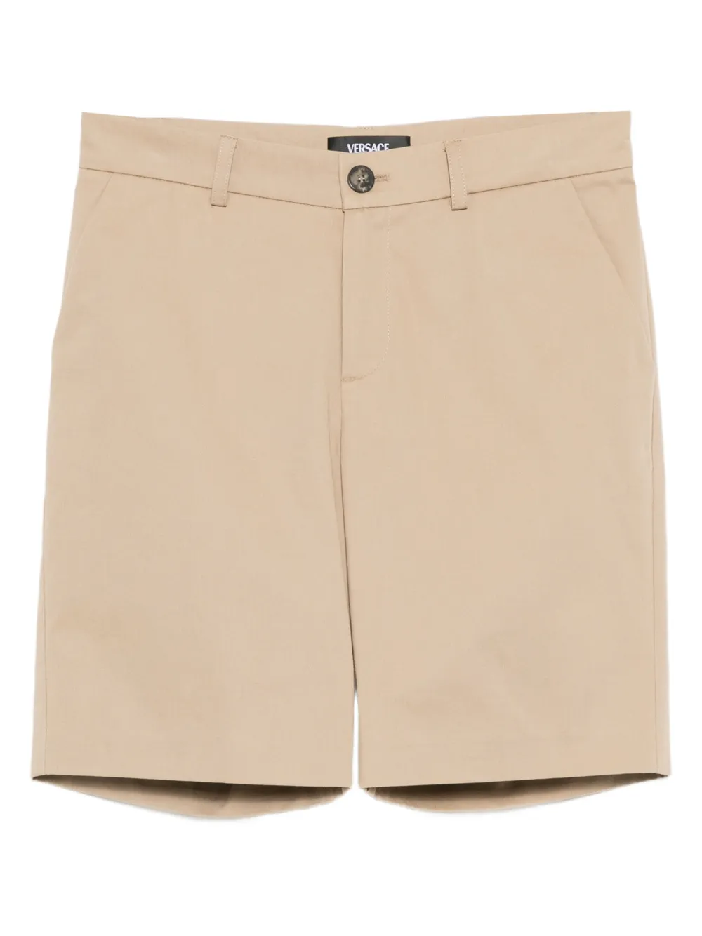 Versace Kids gabardine shorts - Toni neutri