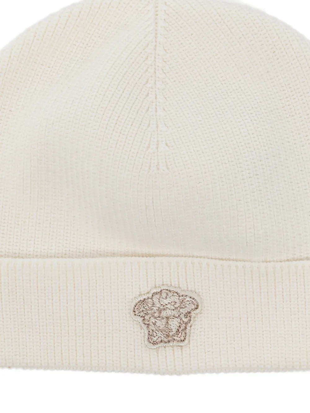 Versace Kids Mutsen met geborduurd logo Zwart