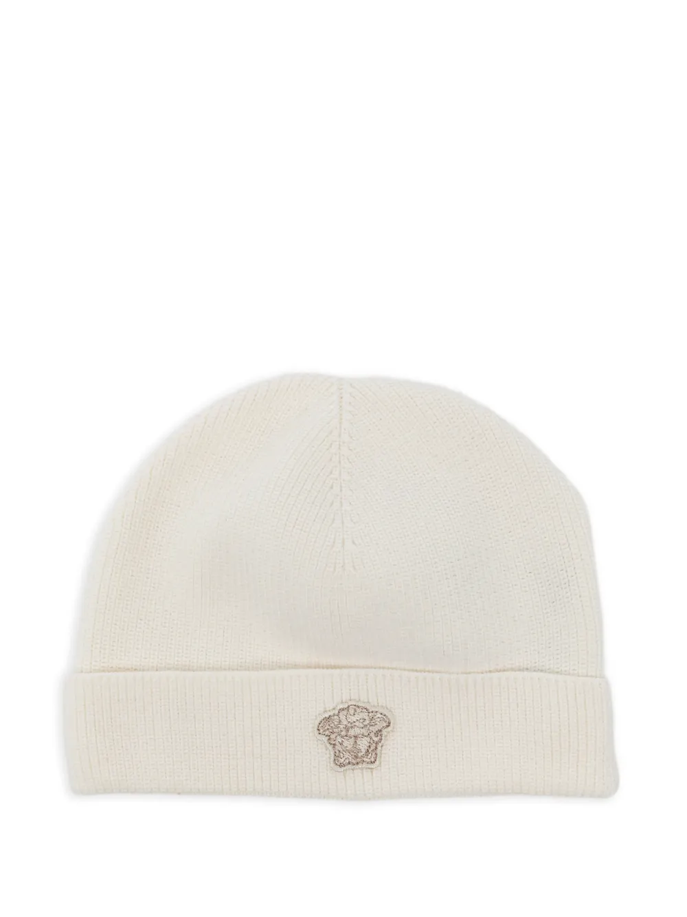 Versace Kids logo-embroidered hat set - Nero
