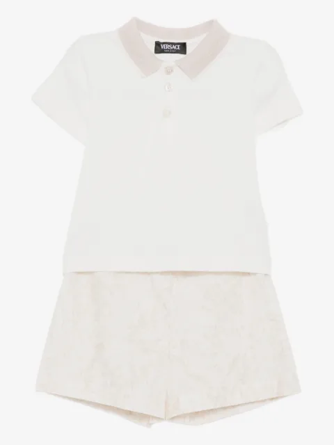 Versace Kids set de shorts con estampado Barocco