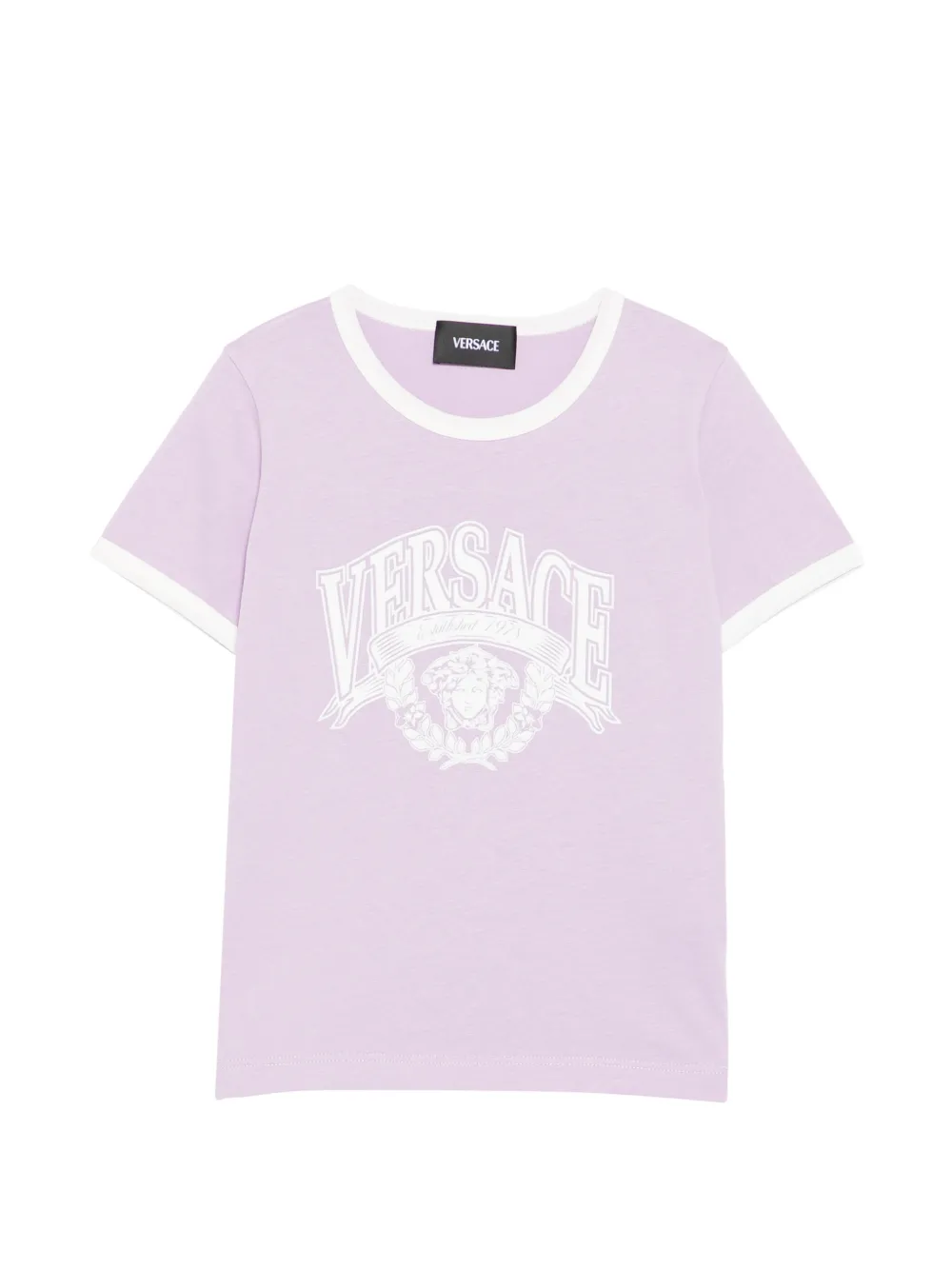 Versace Kids T-shirt con stampa - Viola