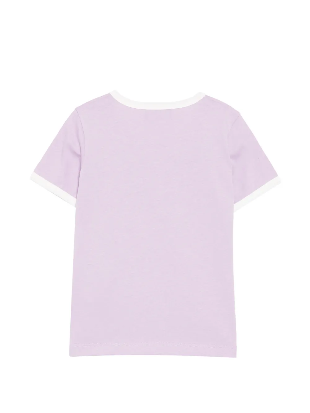 Versace Kids Katoenen T-shirt met print Paars
