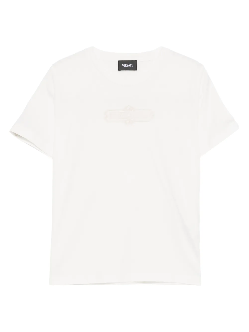 Versace Kids logo-print T-shirt - Bianco