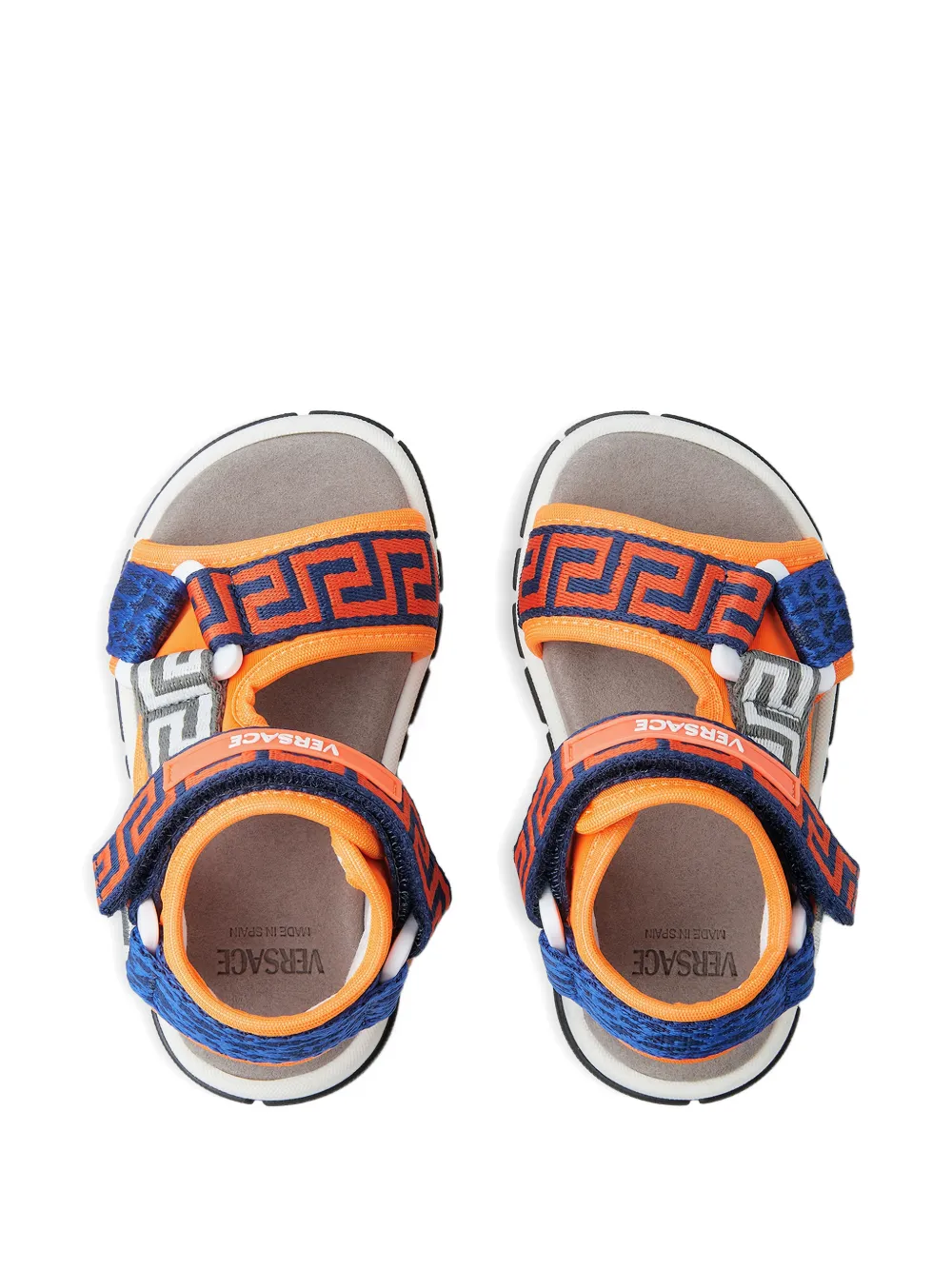 Versace Straped Sandals In Multi