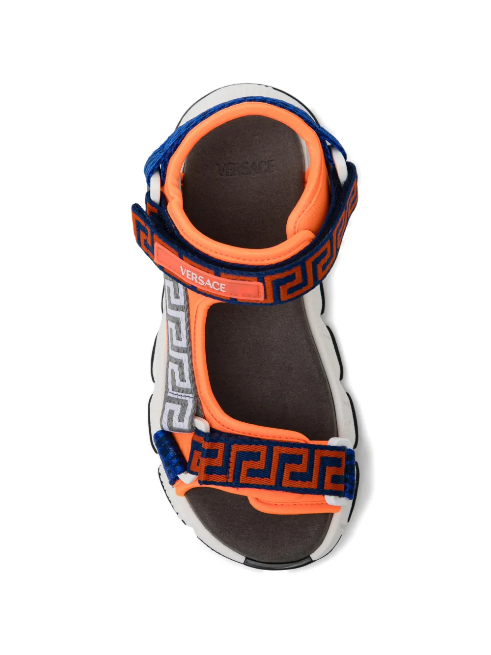 Versace Kids Greca sandalen Oranje