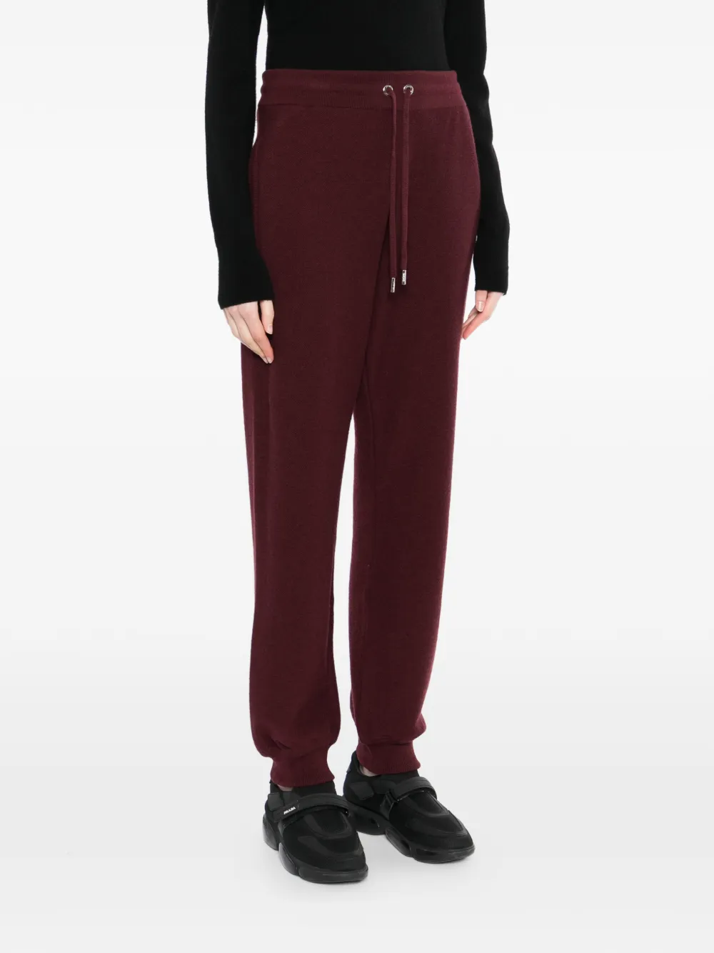 Versace Broek met trekkoord Rood