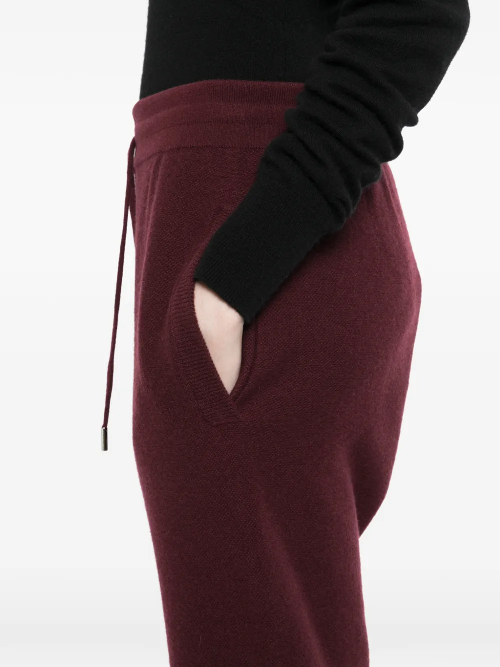 Versace Broek met trekkoord Rood