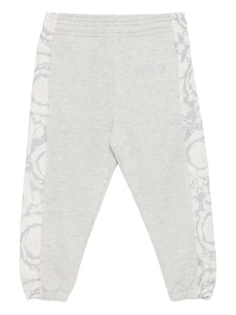 Versace Kids pants con logo bordado