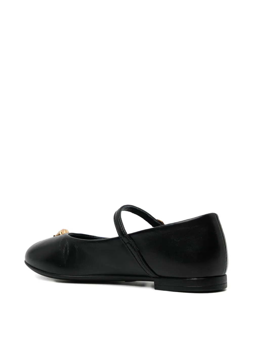 Versace Kids Medusa ballerina's Zwart